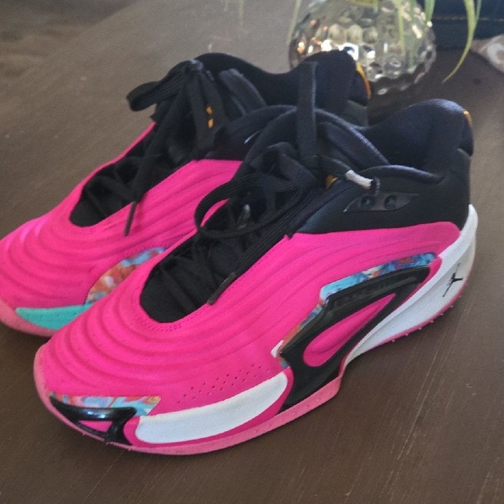Vibrant Pink Athletic Sneakers